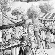 Illustration fanzine Cesan